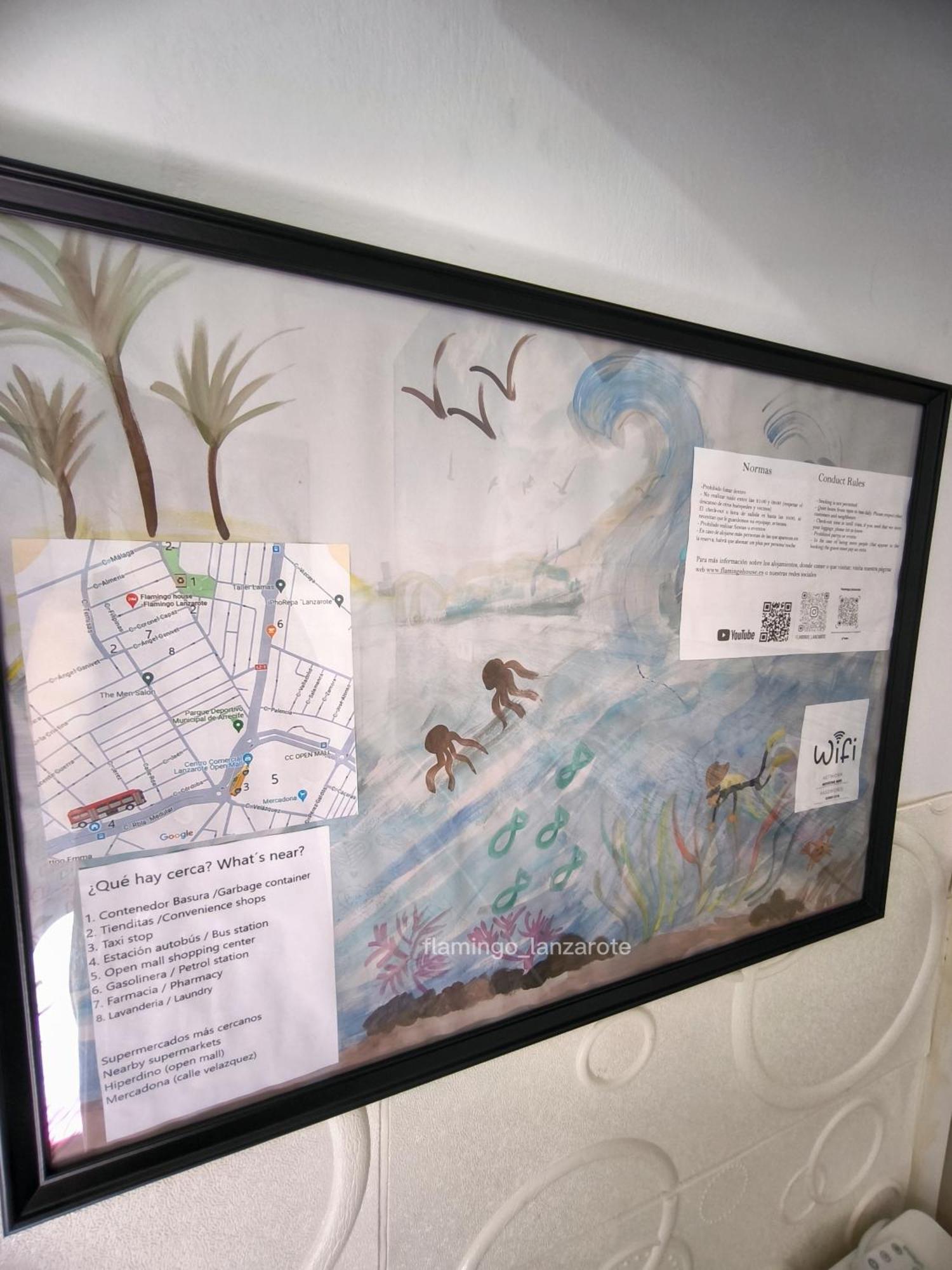 Habitacion Flamingo, Entrada Privada Y Bano Privado En Suite By Flamingo House, No Fumadores Arrecife  Εξωτερικό φωτογραφία